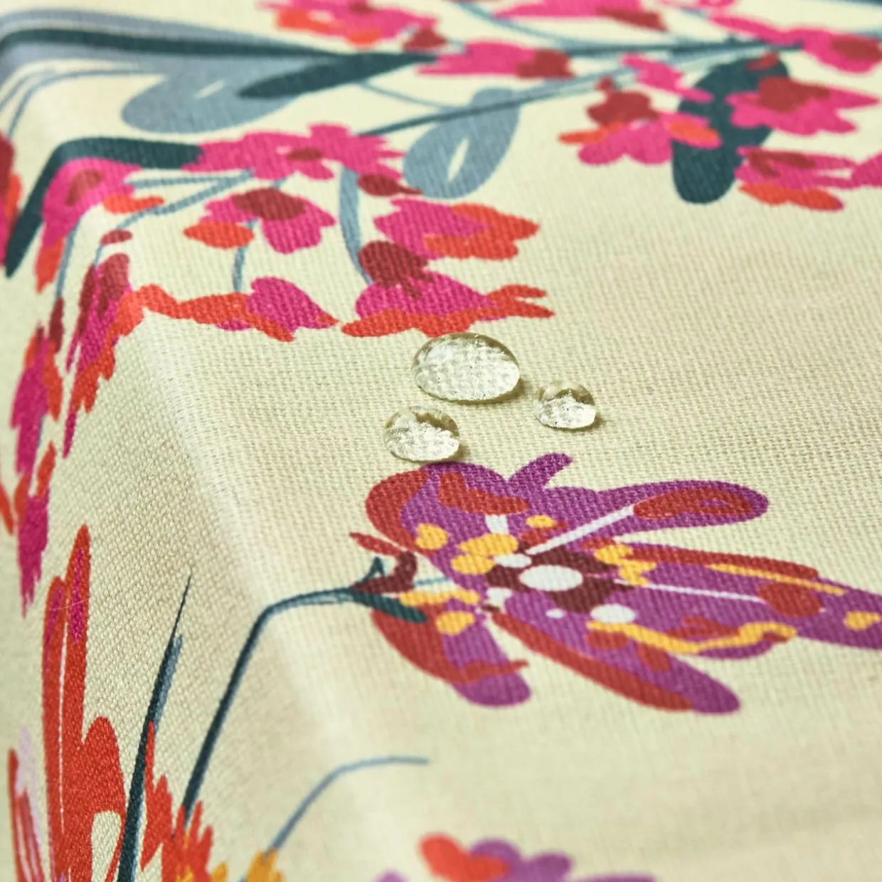 Nappe rectangulaire coton enduit (150 x 350 cm) Margot Multicolore