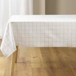 Nappe rectangulaire coton (140 x 240 cm) Axel Blanche