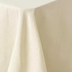 Nappe rectangulaire coton (150 x 240 cm) Serafine Ecru