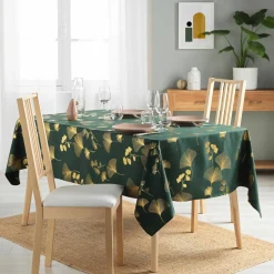 Nappe rectangulaire (150 x 300 cm) Bloomy Vert