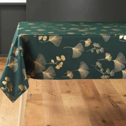 Nappe rectangulaire (150 x 300 cm) Bloomy Vert