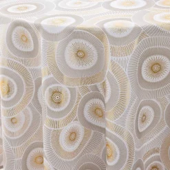 Nappe ronde antitache (180 cm) Eclipse Blanche