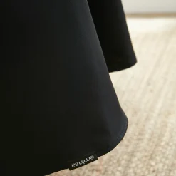 Nappe ronde anti tache (180 cm) Elise Noire