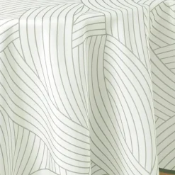 Nappe ronde anti tache (180 cm) Linea Blanche