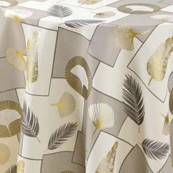 Nappe ronde anti tache (180 cm) Natane Beige