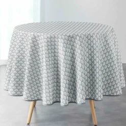 Nappe ronde anti tache (D180 cm) Artchic Blanche
