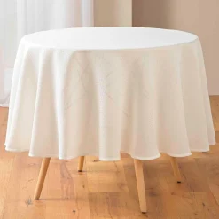 Nappe Ronde (180 cm) Stella Blanche