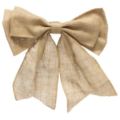 Nœud de Noël en jute (H40 cm) Raffinement Naturel