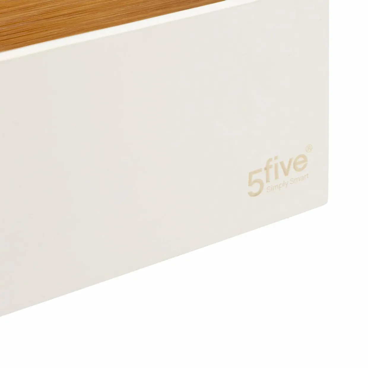 Organisateur de maquillage 5 compartiments Natureo Blanc