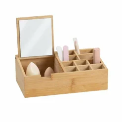 Organiseur Miroir 10 compartiments Bambou