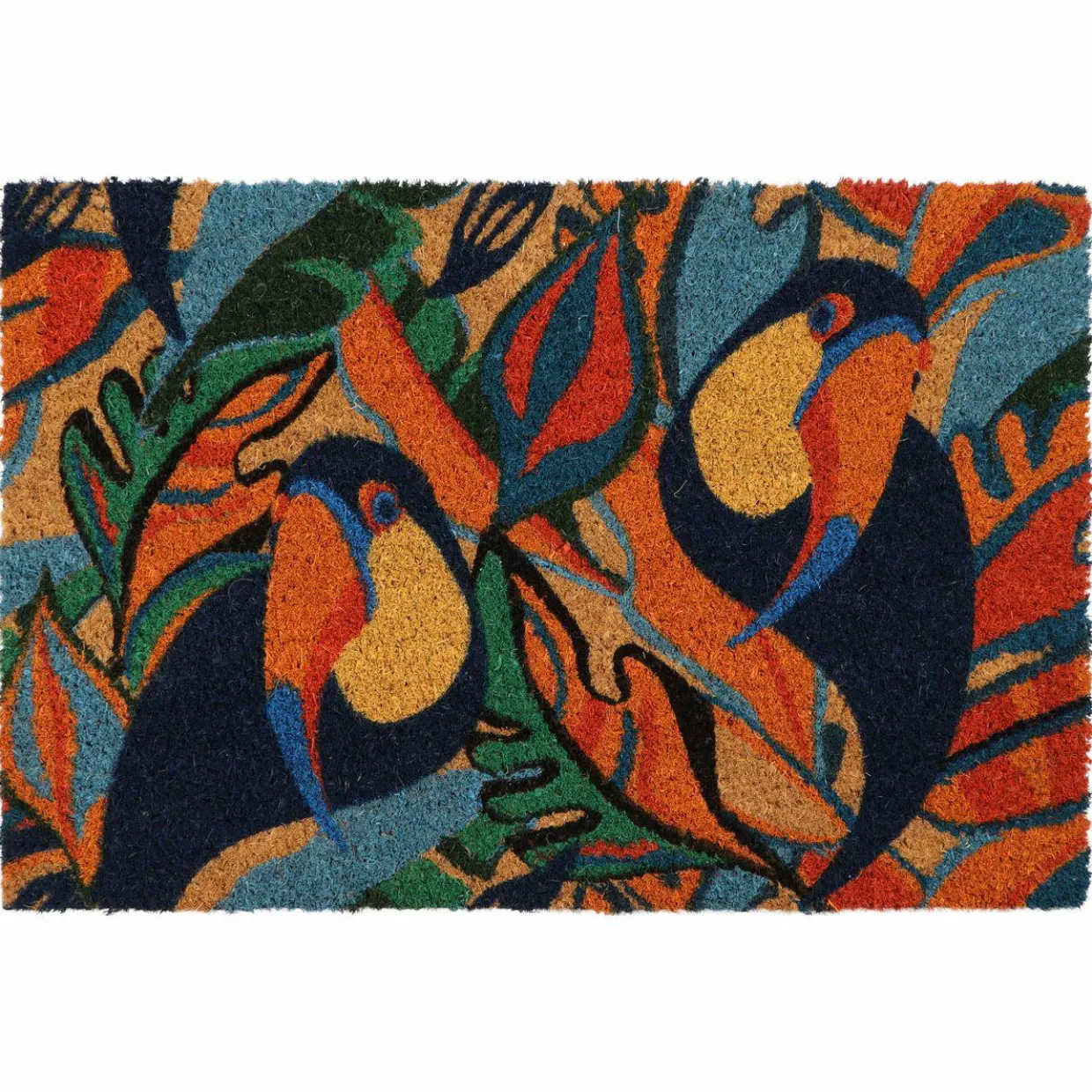 Paillasson Coco (40 x 60 cm) Toucan Multicolore