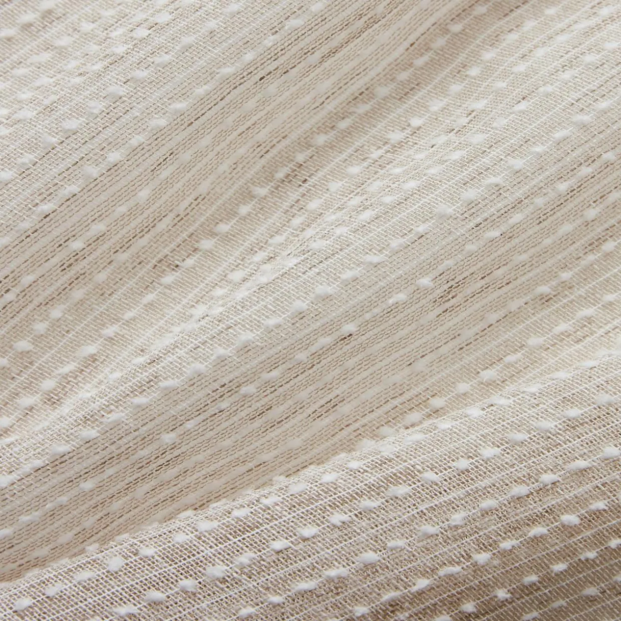 Paire de voilages passe-tringle (60 x 120 cm) Arthur Beige
