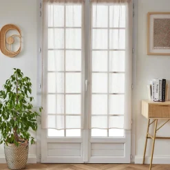 Paire de voilages passe-tringle (60 x 160 cm) Arthur Beige