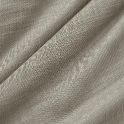 Paire de voilages passe-tringle effet lin (60 x 160 cm) Robin Taupe