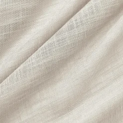 Paire de voilages passe-tringle effet lin (70 x 200 cm) Robin Beige