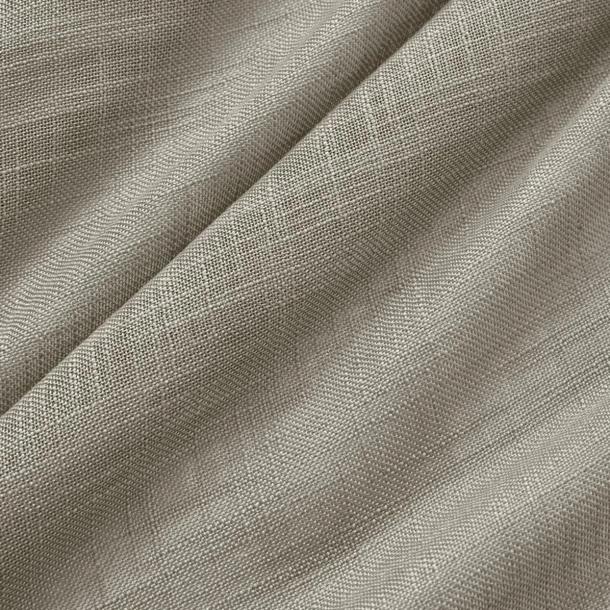 Paire de voilages passe-tringle effet lin (70 x 200 cm) Robin Taupe