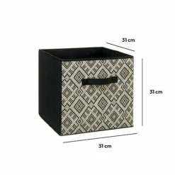 Panier de rangement Ethnique Noir et blanc