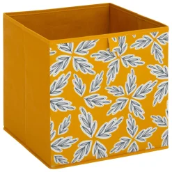 Panier de rangement (31 x 31 cm) Folia Jaune