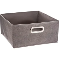 Panier de rangement (31 x 15 cm) Helena Gris clair