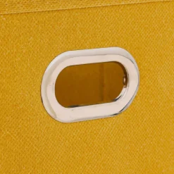 Panier de rangement (15 x 31 cm) Helena Jaune Moutarde