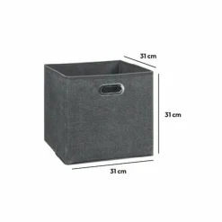 Panier de rangement (31 x 31 cm) Helena Gris