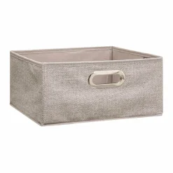 Panier de rangement (31 x 15 cm) Helena Beige chiné