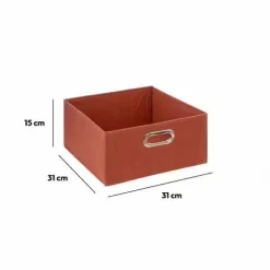 Panier de rangement ( 31 x 15 cm) Helena Terre de Sienne