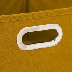 Panier de rangement ( 31 x 15 cm) Helena Jaune Moutarde