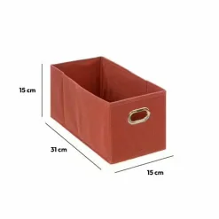 Panier de rangement (15 x 31 cm) Helena Terre de Sienne