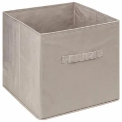 Panier de rangement (31 x 31 cm) Velours Lin