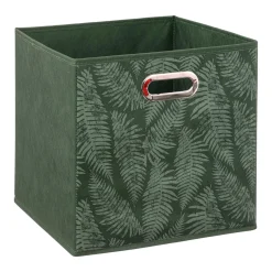 Panier de rangement (31 x 31 x 31 cm) Herbier Vert