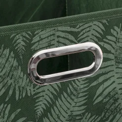 Panier de rangement (31 x 31 x 31 cm) Herbier Vert