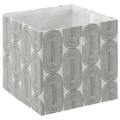 Panier de rangement (31 x 31 x 31 cm) Rainbow Gris