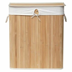 Panier à linge double compartiment Anako Naturel