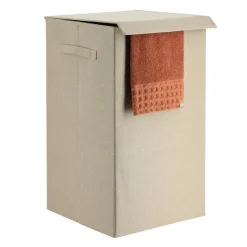 Panier à linge pliable (H60 cm) TissuFlex Beige