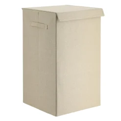 Panier à linge pliable (H60 cm) TissuFlex Beige