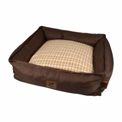 Panier rectangle pour chat et chien Héritage L65 cm Noisette