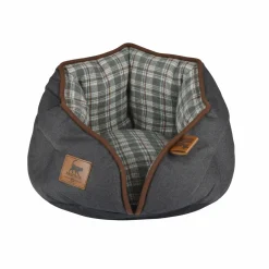 Panier rond pour chat et chien Heritage D40 cm Gris