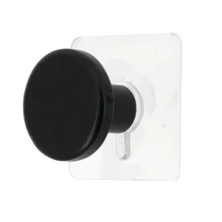 Patère adhésive (D4,5 cm) Easy Chic Noir