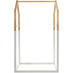 Penderie enfant bois (H100 cm) Maison Blanche