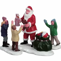 Personnage Lemax Bonjour Père Noël