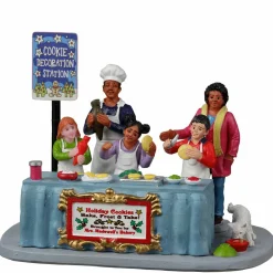Personnages Lemax Atellier de décoration de biscuits