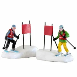 Personnages Lemax Stars du slalom