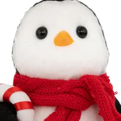 Pingouin de Noël (H19 cm) Pingu et sucre d'orge
