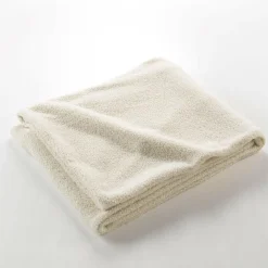 Plaid bouclette (180 x 220 cm) Wooly Ecru