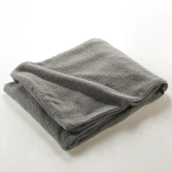 Plaid bouclette (125 x 150 cm) Wooly Gris