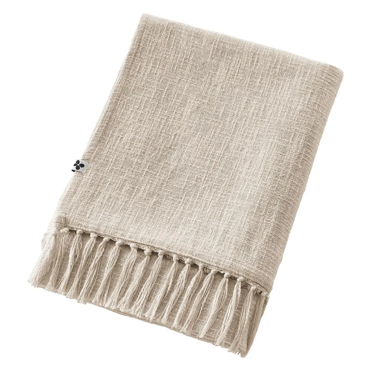 Plaid coton (180 x 220 cm) Sixtine Beige