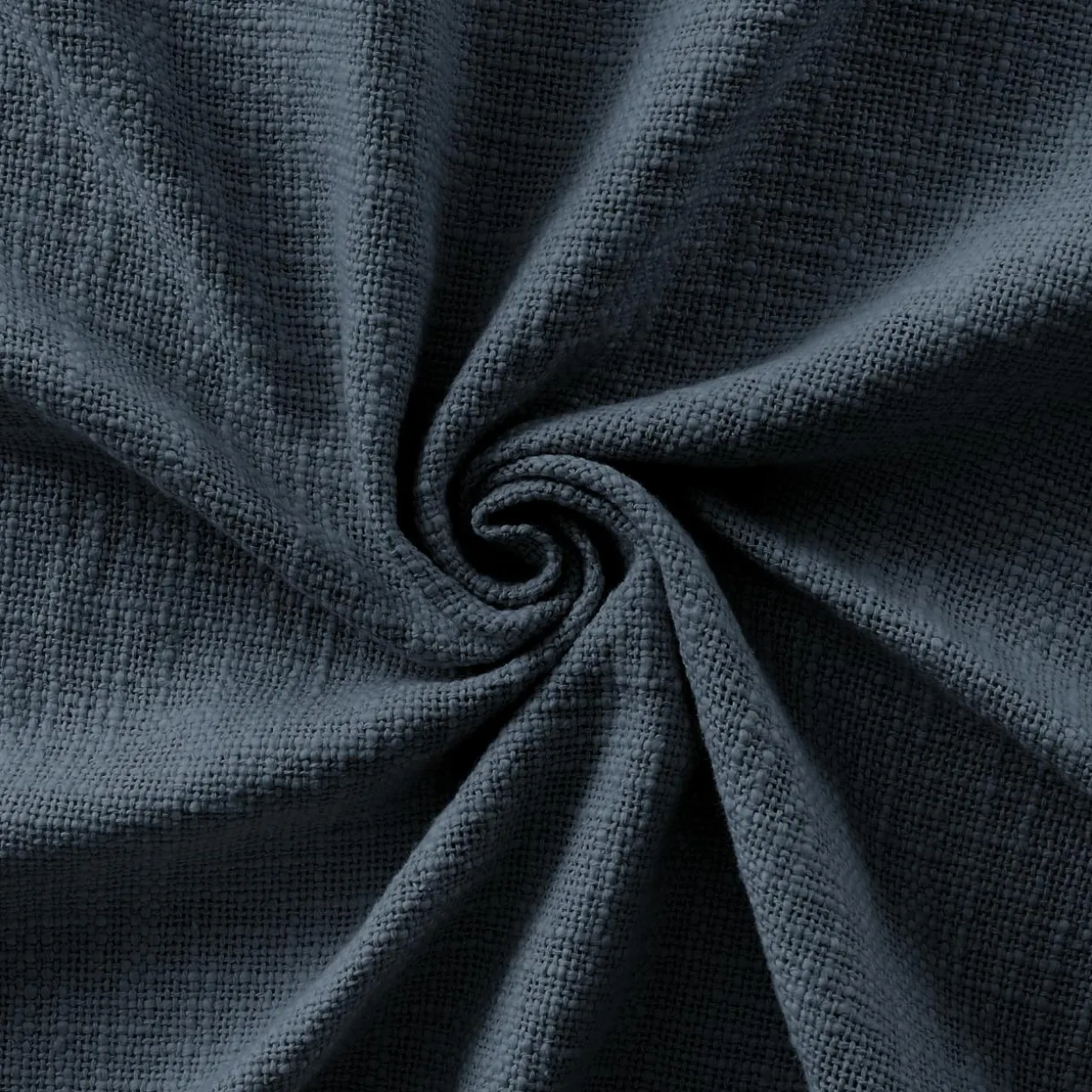 Plaid coton (130 x 160 cm) Sixtine Bleu nuit