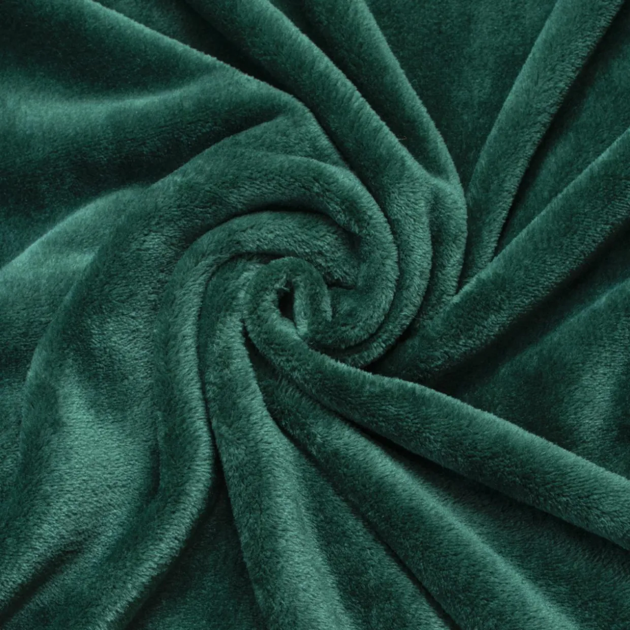 Plaid doux flanelle (220 x 240 cm) Didou Vert