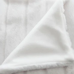 Plaid doux (120 x 160 cm) Manoir Blanc